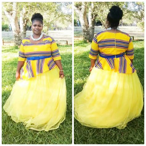 Clipkulture | Bride In Yellow Venda Inspired Wedding Gown