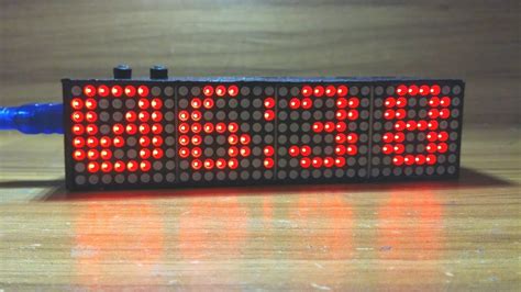 Arduino Real Time Led Matrix Clock with 12 Hour format (with tutorial ...