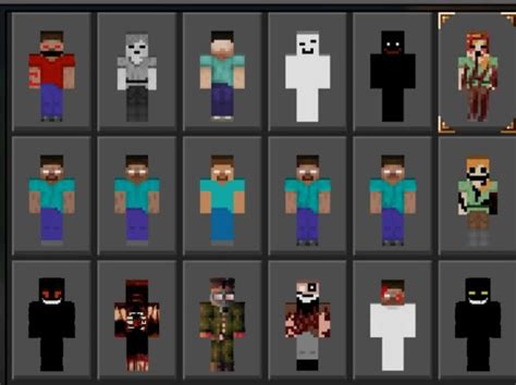 Minecraft Creepypastas/Legends Skin Pack » Minecraft Bedrock Addons