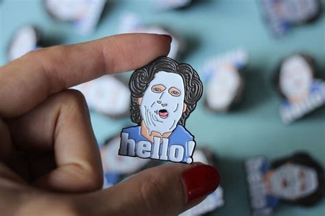 Hello Mrs. Doubtfire Soft Enamel Pin Lapel Pin Badge FREE | Etsy