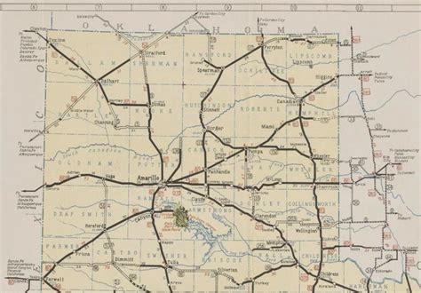 Texas Panhandle Map | Wells Printable Map