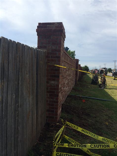 How To Fix Leaning Brick Fence WIth PowerLift Repair