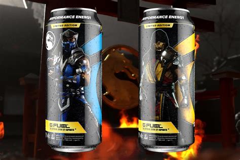 G Fuel partners with Mortal Kombat for Sub-Zero and Scorpion flavors