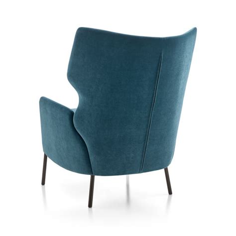 Alex navy blue velvet accent chair – Artofit