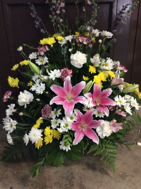 Celebration of life arrangement mixed flowers | Flower delivery ...