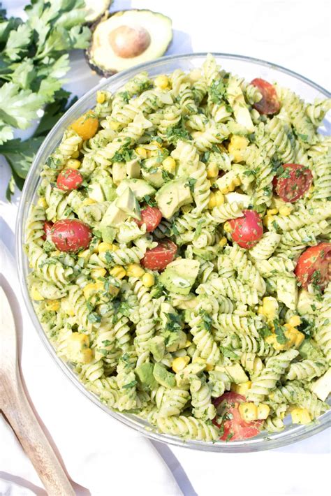 Avocado Pasta Salad - Served From Scratch