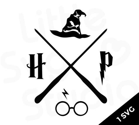 Harry Potter Wand SVG Harry Potter Clipart | Etsy