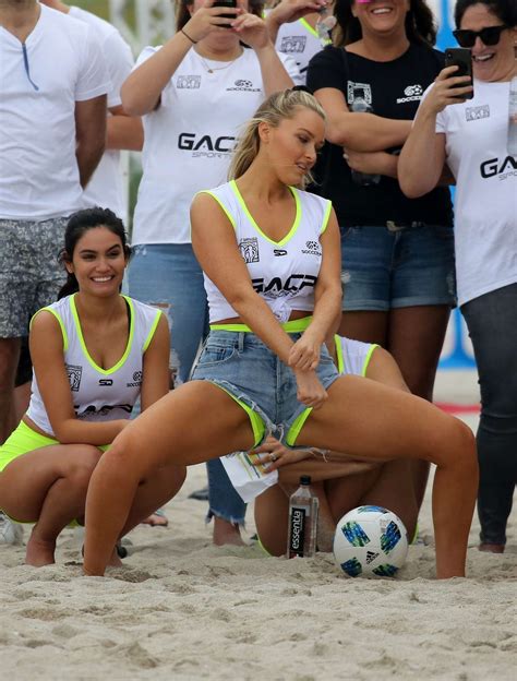 Camille Kostek: Sports Illustrated Swimsuit Celebrity Beach Soccer Match -07 – GotCeleb