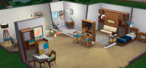 The Sims 4 Tiny Living Build Buy Overview - The Sim Architect