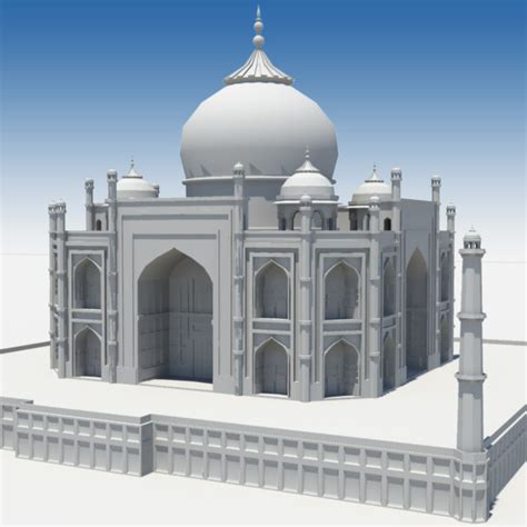 taj mahal 3d model