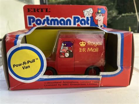 ERTL POSTMAN PAT Die-Cast Royal Mail Van 1984 Pull Back & Go Sealed In ...