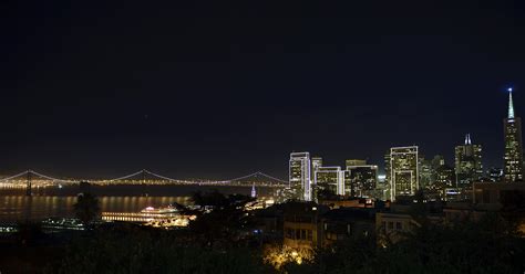 San Francisco panorama from Coit Tower at night « TravelJapanBlog.com