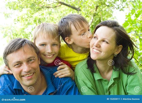 Happy Parents are with Children Stock Image - Image of health, child: 15203011