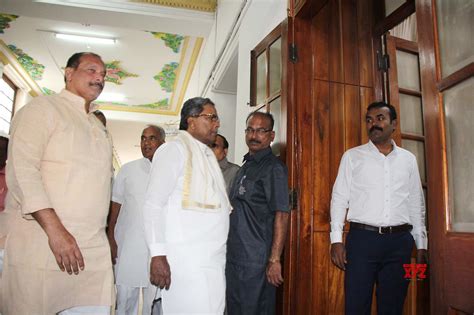 Bengaluru: Karnataka Congress leaders arrives to meet Assembly Speaker ...