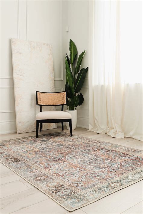 Washable rug | spill-proof | Hamilton | Vintage design – HomeBase Rugs