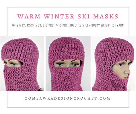 Pattern Knitted Ski Mask ~ Knitting Ideas DIY