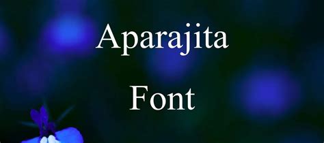 Aparajita Font Free Download