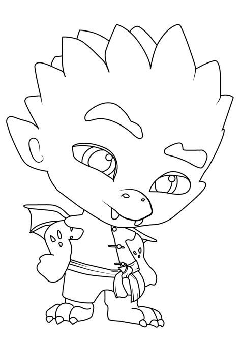 Spike Gong from Super Monsters coloring page Monster Coloring Pages ...