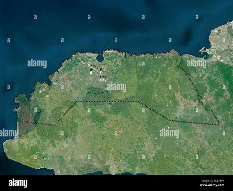 Hanover, parish of Jamaica. High resolution satellite map Stock Photo - Alamy