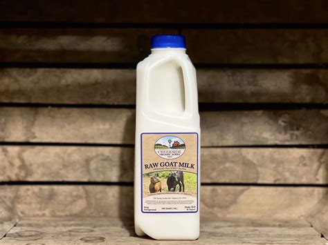 1 Quart Raw Soy-Free Goat Milk - Miller's Bio Farm