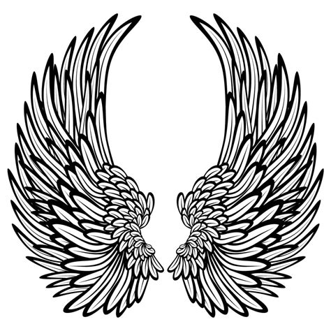 Angel Wings Pencil Drawing at GetDrawings | Free download