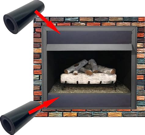 Buy Neattec Magnetic Fireplace Draft Stopper - Fireplace Cover to Block Cold Air from Vent to ...