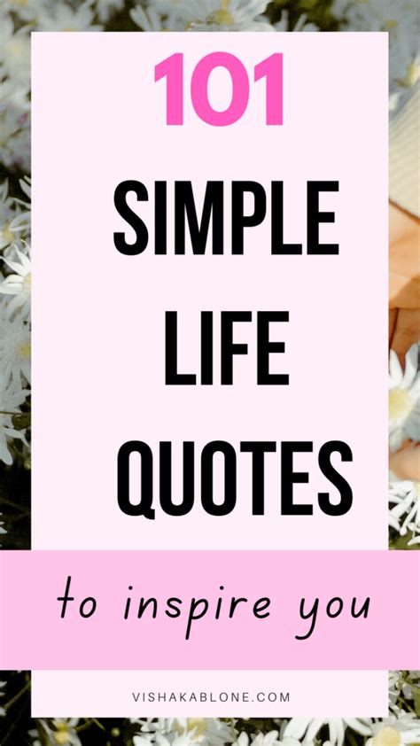 101 Simple life quotes you will want to write - Vishaka Blone