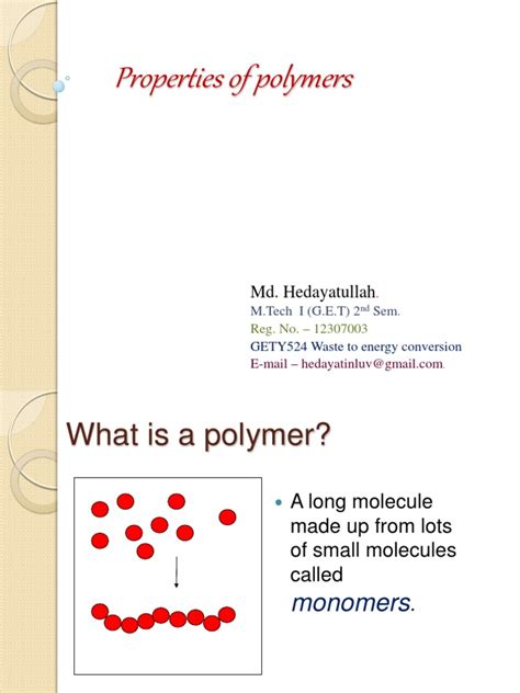 Properties of Polymer | Thermoplastic | Polymers