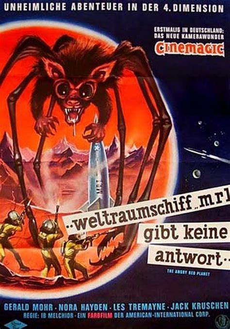 The Angry Red Planet (1959) German movie poster | German movies, Sci fi ...