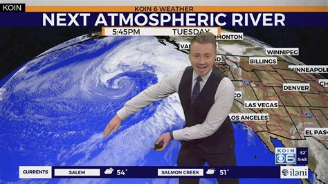 Atmospheric river takes aim at Oregon, Washington Wednesday - YouTube