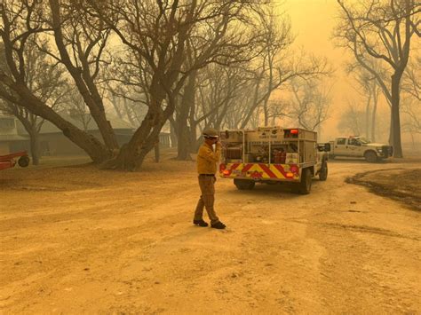 Crews fighting largest wildfire in Texas history face challenging ...