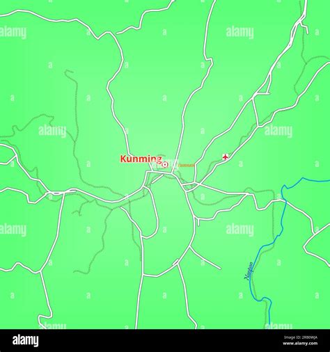 Map of Kuching City in Malaysia Stock Photo - Alamy