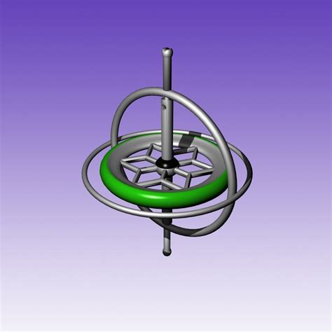 3d model gyroscope toy