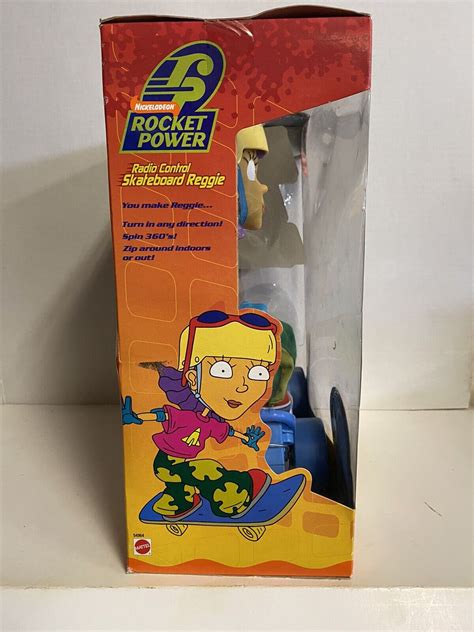 Nickelodeon Rocket Power Remote Control Skateboarding Reggie Figure In ...