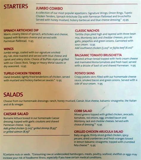 Hard Rock Cafe Menu, Menu for Hard Rock Cafe, Fisherman's Wharf, San Francisco - Urbanspoon/Zomato