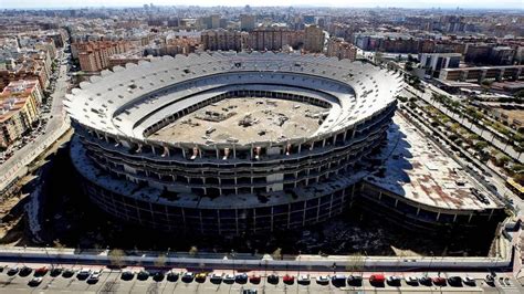 Valencia aim to build new stadium - 12 years after construction work ...