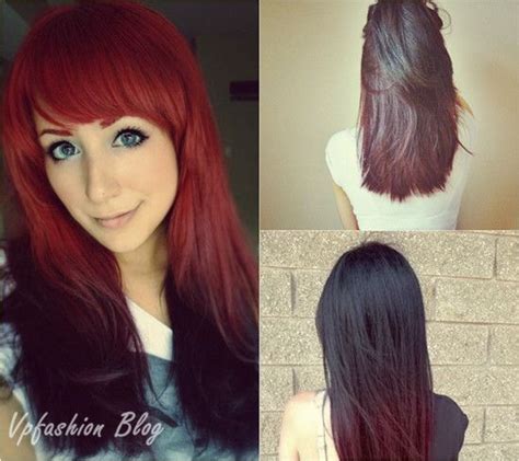 Light Your Life with Red Ombre Hair Extensions - | Ombre hair ...