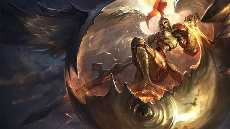 Kayle, LoL, Splash Art, 4K, #398 Wallpaper PC Desktop