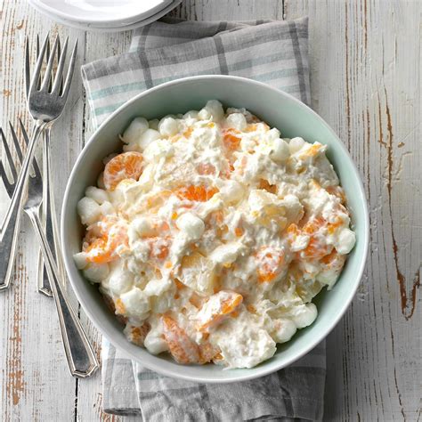 Ambrosia Salad Recipe | Taste of Home Potluck Recipes, Summer Recipes ...