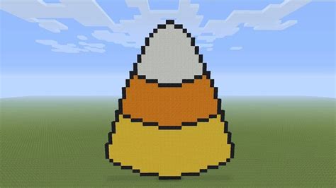 Minecraft Pixel Art - Candy Corn | Pixel art, Minecraft pixel art, Art