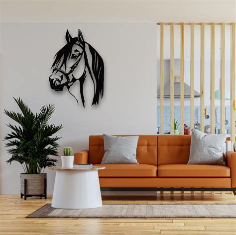 Metal Wall Art Metal Horse Head Art Horse Head Sign Metal - Etsy