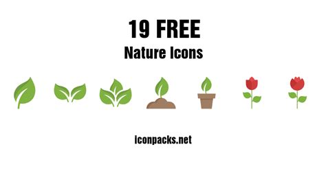 19 Free Nature SVG, PNG Icons