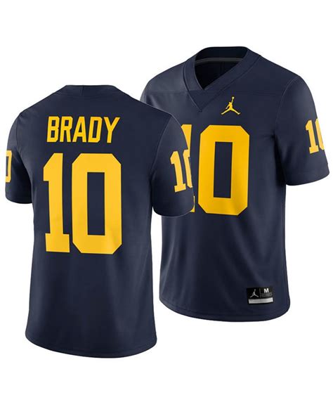 Nike Men's Tom Brady Michigan Wolverines Player Game Jersey & Reviews - Sports Fan Shop By Lids ...