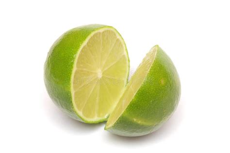 Lime Wedges stock image. Image of clipping, fruit, white - 13065455