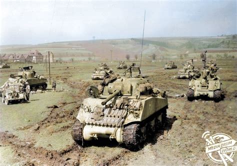 Photographs Showing The Tanks Of World War Two Restored In Colour | Media Drum World