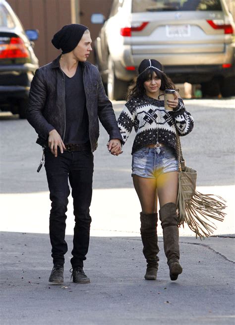 Vanessa Hudgens in Knee Botts with New Boyfriend in Los Angeles ...