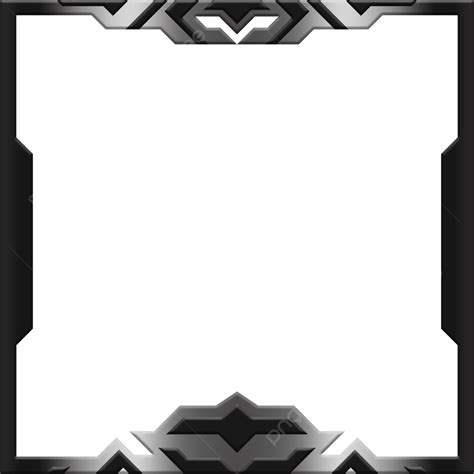 Metallic Modern Twitch Live Stream Overlay Facecam Panel Frame Border ...