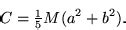 Moment of Inertia--Ellipsoid -- from Eric Weisstein's World of Physics