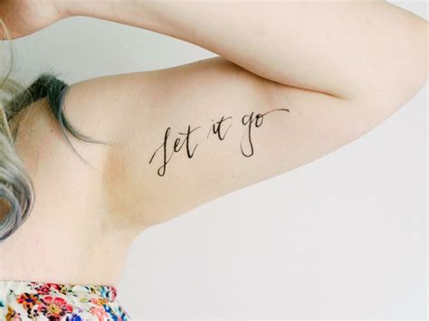 101 Best Let It Go Tattoo Ideas That Will Blow Your Mind!