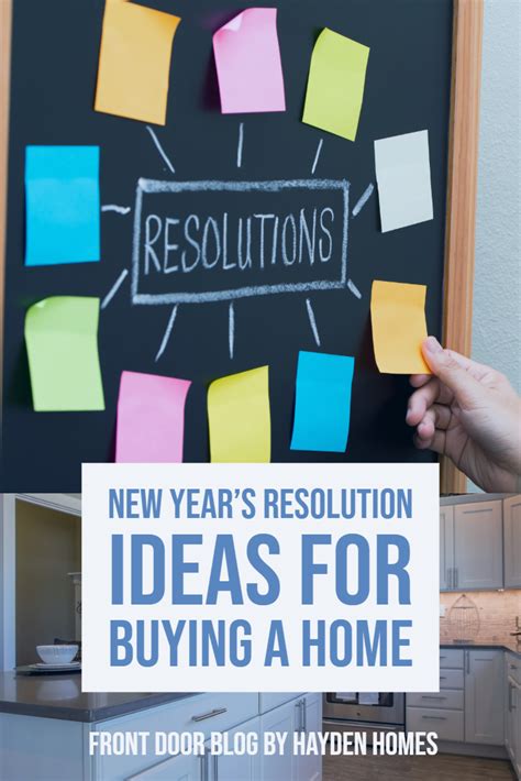 New Year’s Resolution Ideas for Buying a Home | Hayden Homes Blog